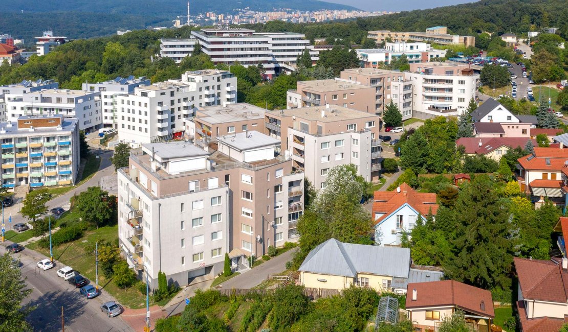 Lucrative location of the Kramáre area in Bratislava