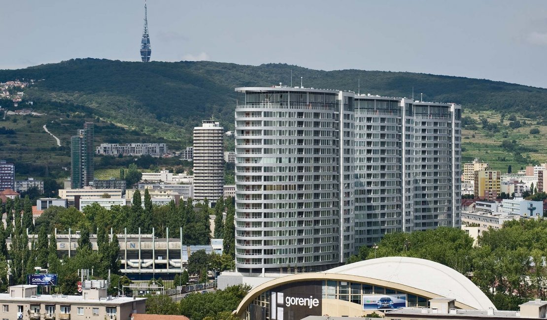 Výhľady z vyšších poschodí sú naozaj pekné