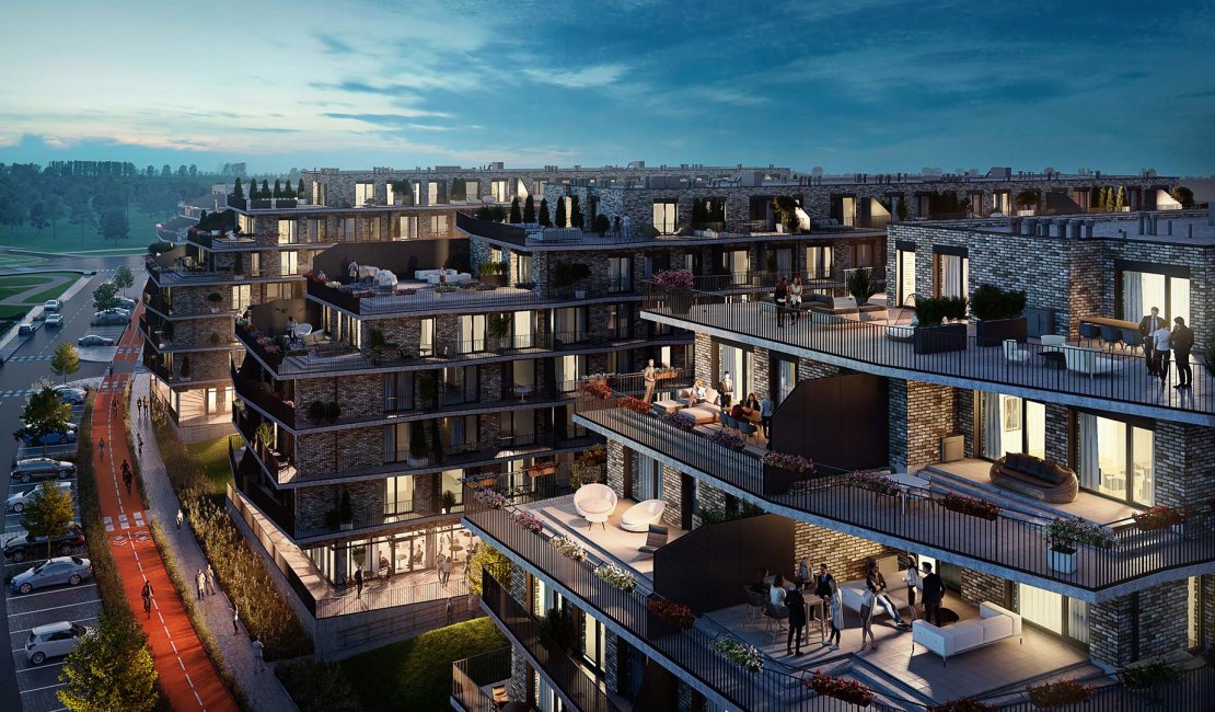 UNIQ SLNEČNICE offers flats with generous terraces.
